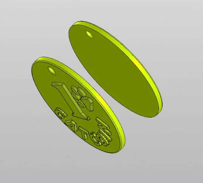 Móc khóa đồng xu mèo Catcoin đáng yêu - Tự in 3D tại nhà - Image 5