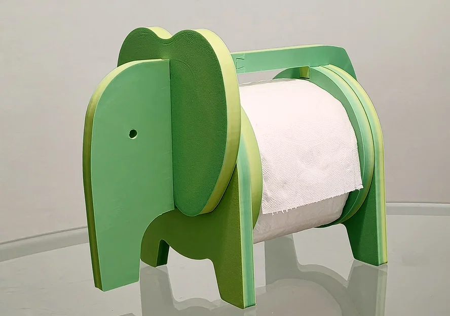Giá đỡ giấy vệ sinh hình chú voi - Image 1