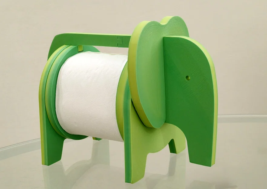 Giá đỡ giấy vệ sinh hình chú voi - Image 2