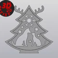 Mô hình cây thông Noel trang trí hình thú cưng in 3D độc đáo - Thumbnail 3