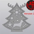 Bộ 3 mô hình Cây thông Noel chủ đề cún cưng trang trí siêu dễ thương - Thumbnail 4