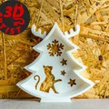 Mô hình trang trí cây thông Noel hình chú mèo dễ thương (3D Print) - Thumbnail 1