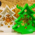 Mô hình 3D cây thông Noel kết hợp sừng hươu trang trí lễ hội - Thumbnail 5