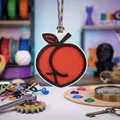 Móc Khóa Quả Đào (Booty) Cách Điệu - Thumbnail 1