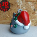 Mô hình chú mèo trang trí cây thông Noel in 3D cực đáng yêu - Thumbnail 2