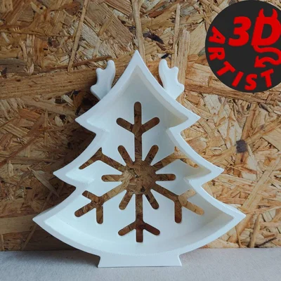 Mô hình trang trí Christmas Tree Deer độc đáo cho mùa lễ hội
