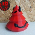 Mô hình Cây thông Giáng sinh phong cách quỷ (Devil's Christmas Tree) - Thumbnail 2