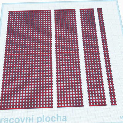 Dải chặn mồi câu cá Boilies (Zarážky na bojlies) in 3D
