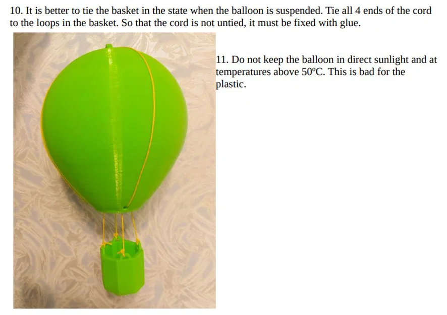 Khinh khí cầu treo tự làm (DIY Hanging Hot Air Balloon) - Image 18