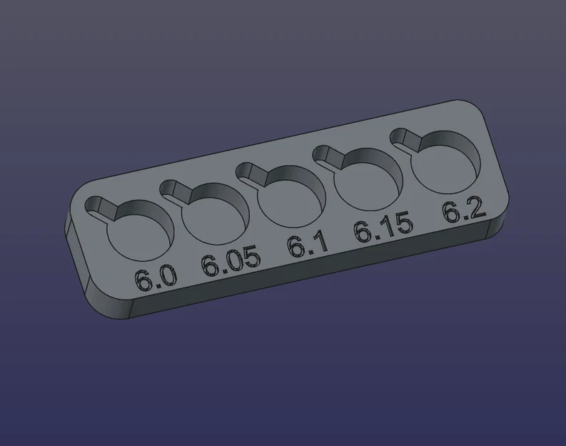 Mẫu test dung sai press fit cho nam châm 6 x 2 mm - Image 1