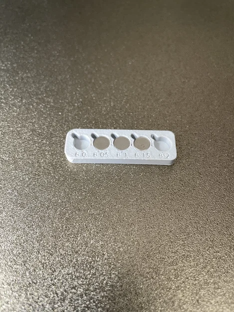 Mẫu test dung sai press fit cho nam châm 6 x 2 mm - Image 2