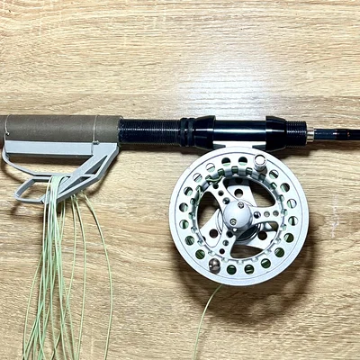 Bộ giữ dây câu (Shooting Line Holder) in 3D cho cần Fly Fishing