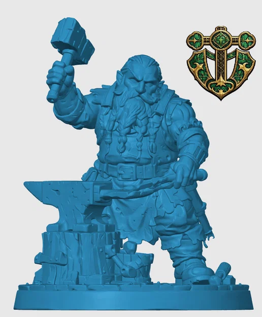 Mô hình Thợ rèn người lùn (Dwarven Blacksmith) - Image 4