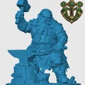 Mô hình Thợ rèn người lùn (Dwarven Blacksmith) - Thumbnail 4