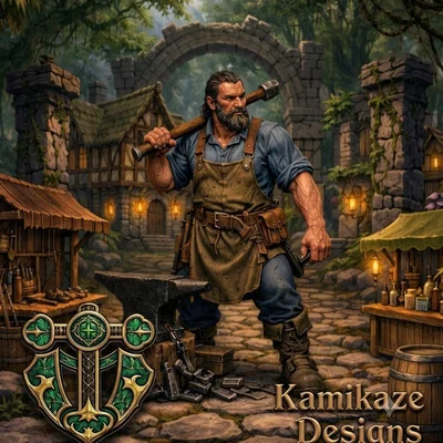 Mô hình Human Blacksmith (Thợ rèn)