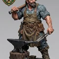 Mô hình Human Blacksmith (Thợ rèn) - Thumbnail 2