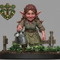 Mô hình Halfling Female Farmer cho game RPG - Thumbnail 2