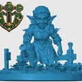 Mô hình Halfling Female Farmer cho game RPG - Thumbnail 4