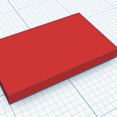 Mô hình hộp đựng Qrw - Khay để đồ đa năng in 3D đơn giản