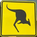 Biển báo Kangaroo qua đường - Không cần MMU - Thumbnail 1