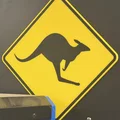 Biển báo Kangaroo qua đường - Không cần MMU - Thumbnail 2