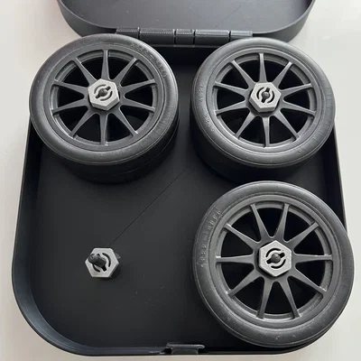 Hộp đựng bánh xe RC 1/10 (RC Tires Storage Box) - Bảo vệ lốp hiệu quả