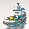 Mô hình tàu đánh cá Better Benchy - Mẫu in 3D chi tiết cực đẹp - Thumbnail 3