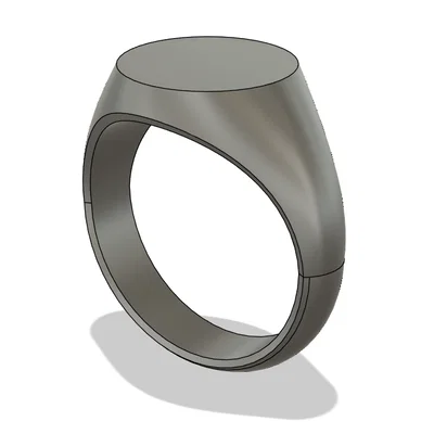 Phôi Nhẫn Signet - Có Thể Tùy Chỉnh Tham Số (Parametric)