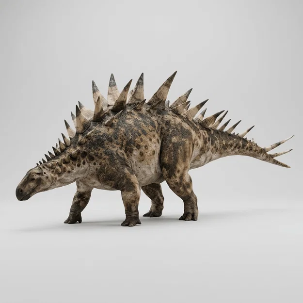 Mô hình 3D khủng long Kentrosaurus ấn tượng để trang trí - Image 1