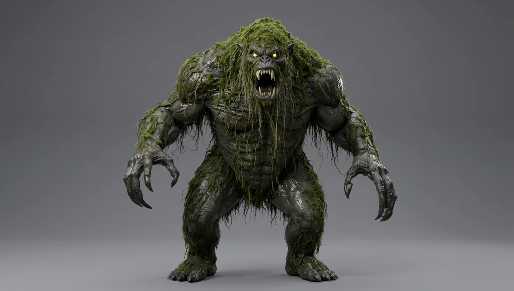 Mô hình 3D Horror Art - Raging Beast đầy ấn tượng - Image 1