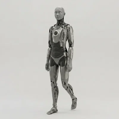 Mô hình Robot Quản gia Sci-Fi 3D in ấn chất lượng cao