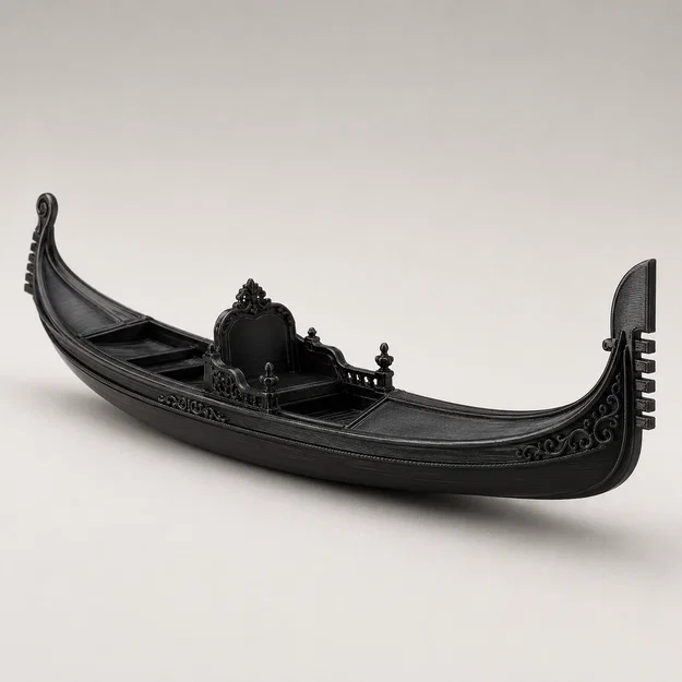 Mô hình thuyền Gondola lãng mạn trang trí in 3D độc đáo - Image 1