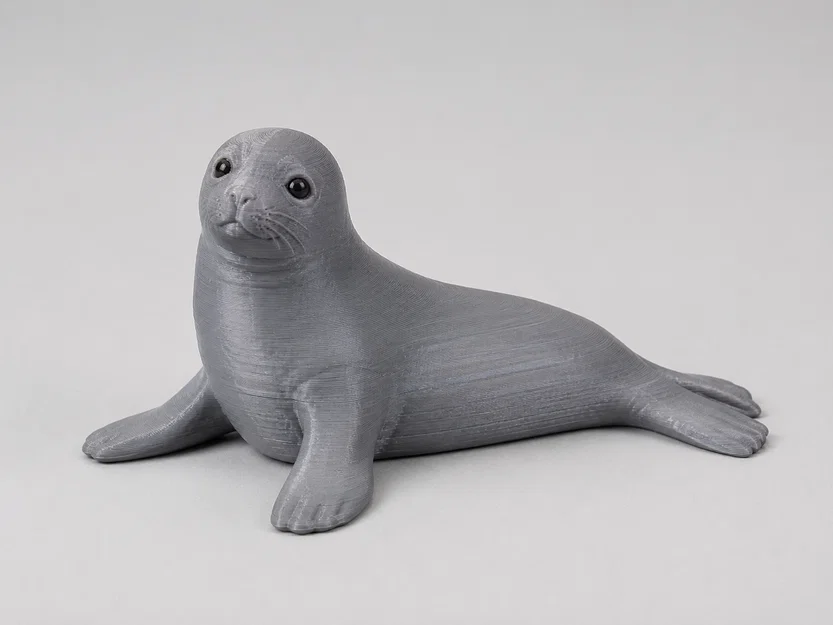 Mô hình chú hải cẩu 3D (Seal) dễ thương để bàn trang trí - Image 1
