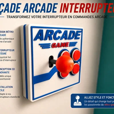 Mặt ốp công tắc kiểu Arcade cho game thủ