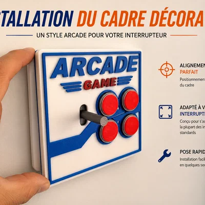 Mặt ốp công tắc kiểu Arcade cho game thủ
