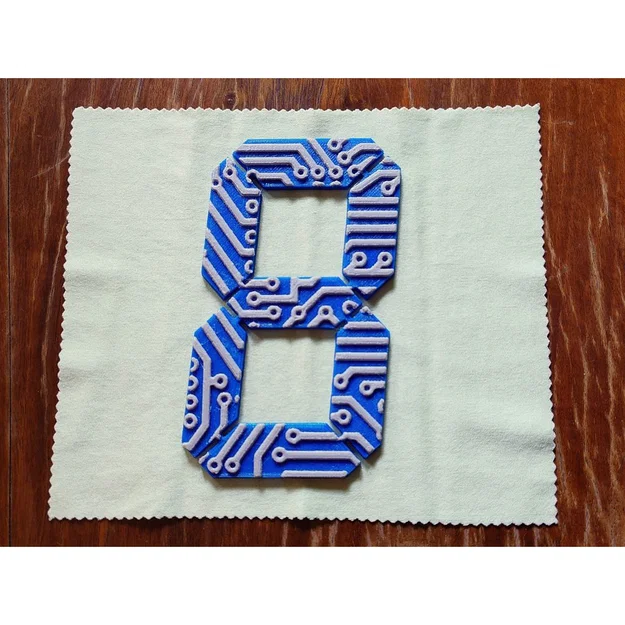 Bộ số điện tử 7 đoạn (Seven Segment Numbers) in 3D cực tiện lợi - Image 6