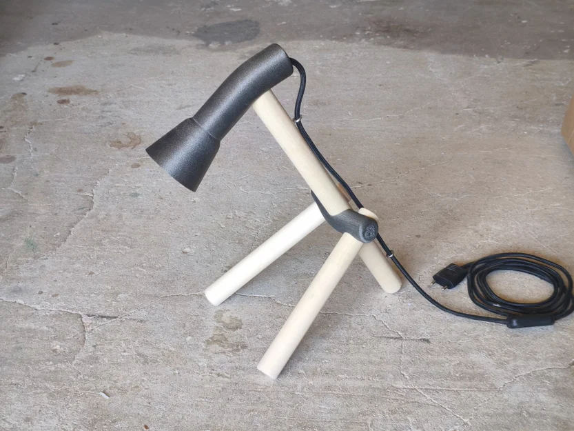 Tự làm đèn bàn gỗ và in 3D phong cách tối giản (DIY) - Image 3