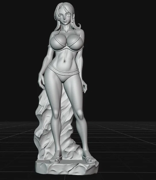 Mô hình 3D nhân vật phong cách Nami - One Piece ấn tượng - Image 5