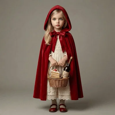 Mô hình 3D Cô bé quàng khăn đỏ (Little Red Riding Hood) cho người sưu tập