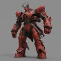 Mô hình 3D Davoth Dark Lord từ game Doom Eternal sắc nét - Thumbnail 1