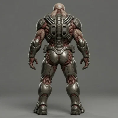Mô hình 3D chiến binh Possessed Soldier từ tựa game Doom