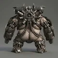 Mô hình 3D Mancubus từ Doom The Dark Ages ấn tượng - Thumbnail 2