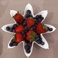 Chậu cây / Tô đựng trái cây hình hoa Starburst - Thumbnail 1