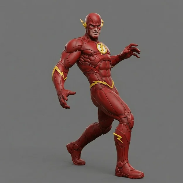 Mô hình 3D The Flash Stopping cực ngầu cho người hâm mộ DC Comics - Image 1