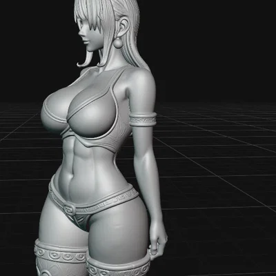Mô hình tượng nữ nhân vật Anime phong cách quyến rũ cho in 3D