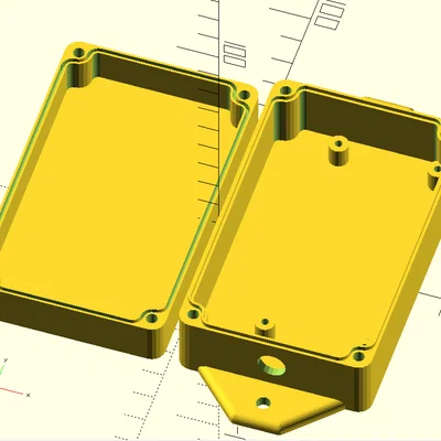 Hộp đựng linh kiện điện tử 68x110 (Eletronics Case) in 3D cực tiện