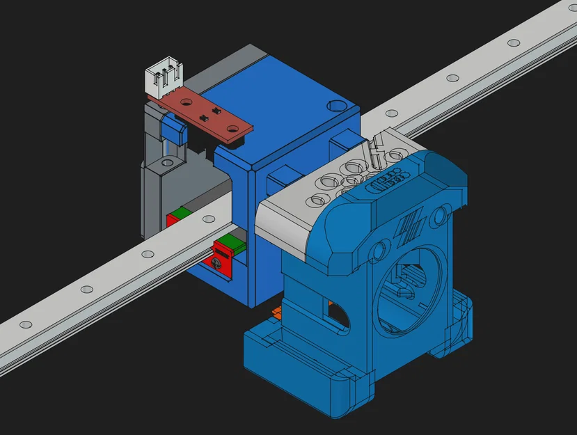 HevORT X-Carriage cho Dragon Burner (MGN12H) - Image 1