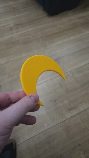 Mô hình trăng khuyết Simple Crescent Moon - Đồ trang trí in 3D đẹp - Image 1