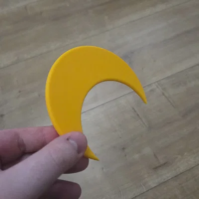 Mô hình trăng khuyết Simple Crescent Moon - Đồ trang trí in 3D đẹp