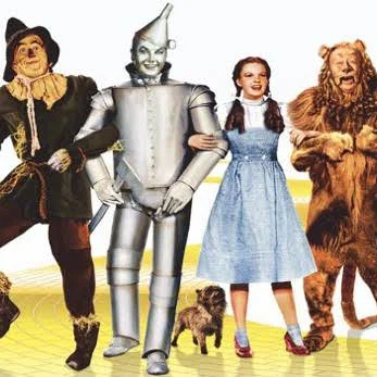 Mô hình 3D 4 nhân vật trong phim Phù thủy xứ Oz (Wizard of Oz)